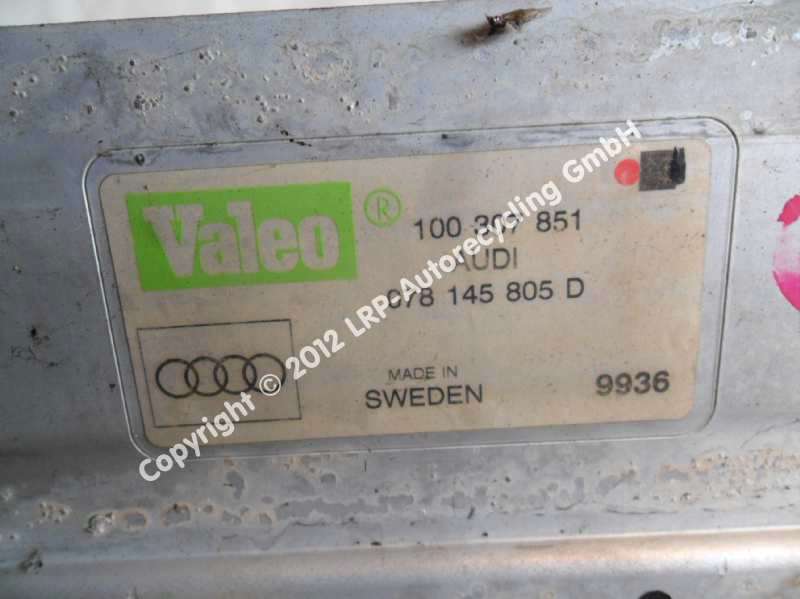 Audi A6 Allroad 4B C5 original Ladeluftkühler links Bj.2000 078145805D